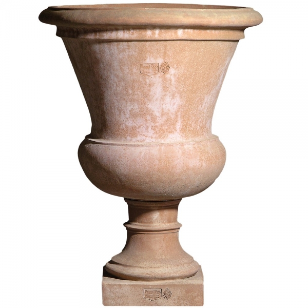 Grosser Impruneta Terracotta Pokal - Alzata A Campana